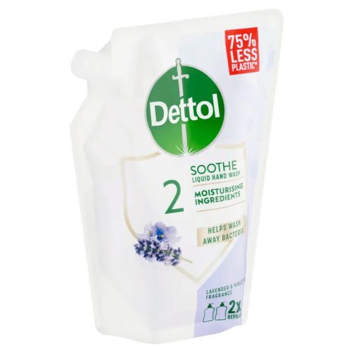 Dettol kézmosó gél UTÁNTÖLTŐ, nyugtató/levendula illattal, 500ml