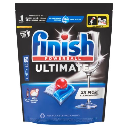 Finish Powerball Ultimate All in 1 mosogatógép kapszula Regular 60db/csg