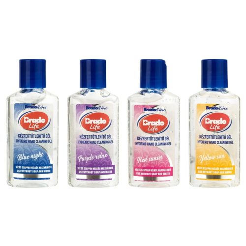 Bradolife kézfertőtlenítő gél 50ml PARFÜM Variációk