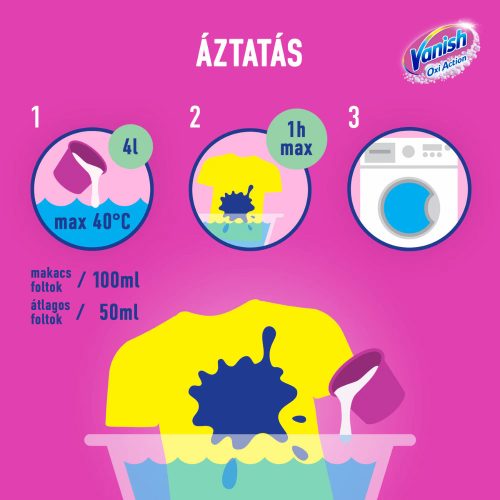 Vanish Oxi Action folteltávolító gél 2L Color