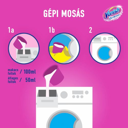 Vanish Oxi Action folteltávolító gél 2L Color