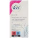 Veet Expert használatra kész hideggyanta szalagok - lábra, érzékeny bőrre 20 db