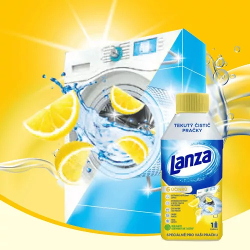 Lanza mosógép tisztító 250ml Lemon