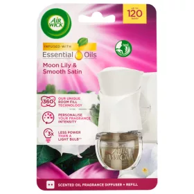   Air Wick elektromos illatosító készülék+utántöltő 19 ml Smooth Satin & Moon Lily