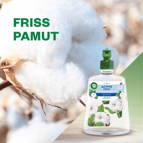 Air Wick ACTIVE FRESH utántöltő 228 ml Fresh Cotton