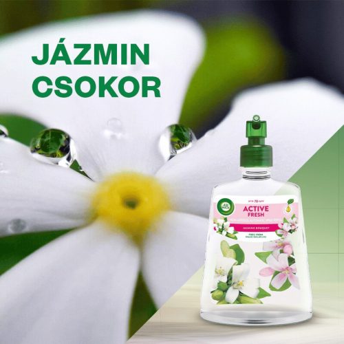 Air Wick ACTIVE FRESH utántöltő 228 ml Jasmine Bouquet