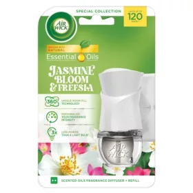   Air Wick elektromos illatosító készülék+utántöltő 19 ml Jasmine Bloom & Freesia