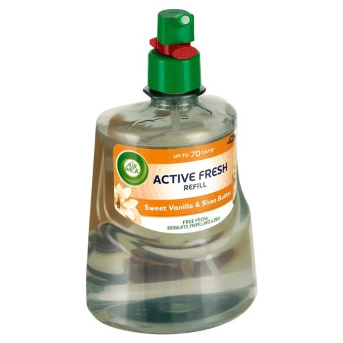 Air Wick ACTIVE FRESH utántöltő 228 ml Sweet Vanilla & Shea Butter