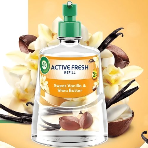 Air Wick ACTIVE FRESH utántöltő 228 ml Sweet Vanilla & Shea Butter