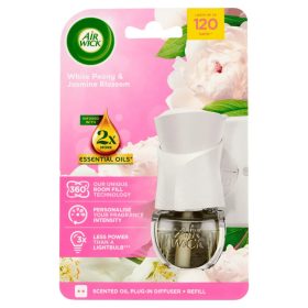   Air Wick elektromos illatosító készülék+utántöltő 19ml White Peony&Jasmine Blossom