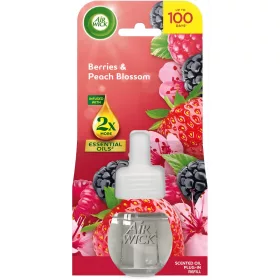   Air Wick elektromos illatosító utántöltő 19 ml Berries & Peach Blossom
