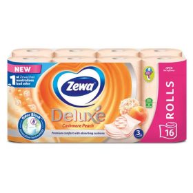   Zewa Deluxe Cashmere Peach toalettpapír 3 rétegű (16 tekercs)