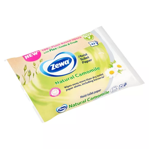 Zewa nedves toalettpapír Natural Camomile 42db/csomag