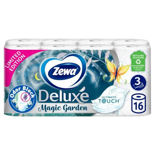 Zewa toalettpapír 3r., 150lap/tek, 16tek/csg, Magic Garden