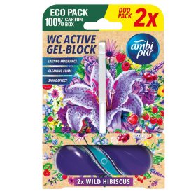 Ambi Pur Wild Hibiscus aktív WC illatosító 2x45g