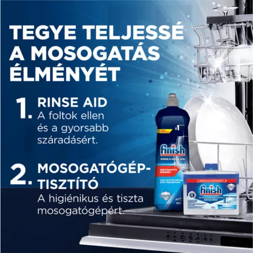 Finish Rinse&Shine mosogatógép öblítő, regular, 800ml 812db6karton)