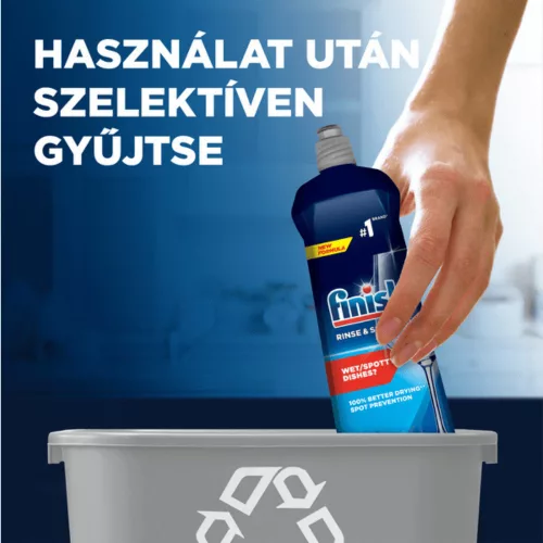 Finish Rinse&Shine mosogatógép öblítő, regular, 800ml 812db6karton)