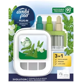   Ambi Pur 3volution készülék + utántöltő Morning Dew 20ml