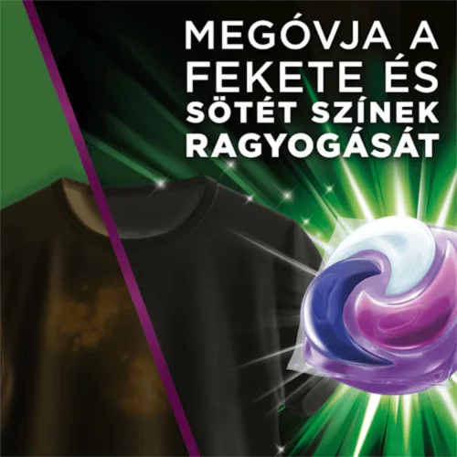 Ariel All in 1 mosókapszula fekete ruhákhoz 26 db-os Extra Black protection