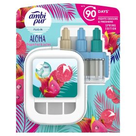   Ambi Pur 3volution készülék + utántöltő ALOHA (Dragon fruit&Lychee) 20ml