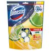 DOMESTOS Power5 WC frissítő blokk Lime 5 x 55g