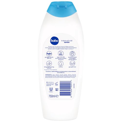Baba krémtusfürdő lanolin 750 ml