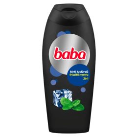 Baba férfi tusfürdő frissítő menta 2in1 400 ml