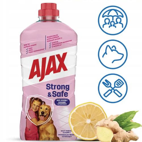 Ajax Strong&Safe általános lemosó, 1 l