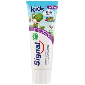 Signal Kids Super Mario gyermekfogrém 75ml fruity flavor