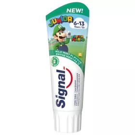   Signal Junior Super Mario gyermekfogrém 6-13 éves 75ml mild mint flavour