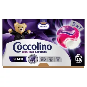 Coccolino 3in1 mosókapszula Black 40 mosás 692g