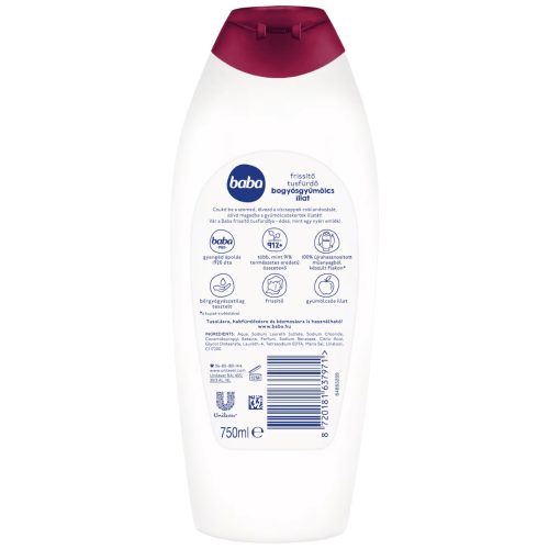 Baba frissítő tusfürdő Gyümölcsöskert 750 ml