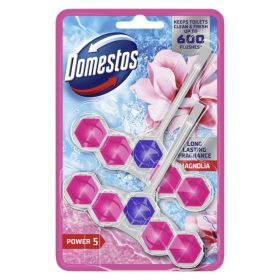 Domestos Power5 WC-frissítő blokk 2x50g Pink Magnolia