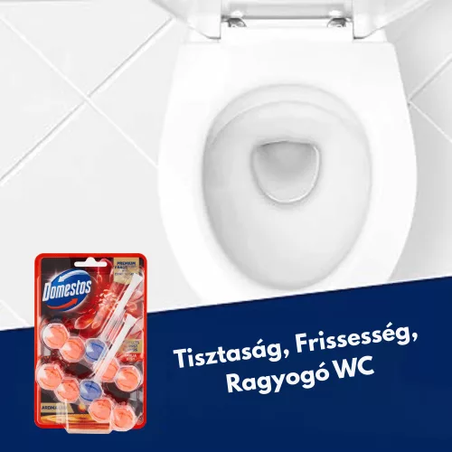 Domestos Aroma Lux WC-frissítő blokk 2x55g Dahlia Wish