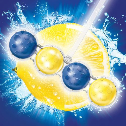 Bref Power Aktiv WC tisztító golyó Lemon 50g