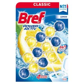 Bref Power Aktiv WC tisztító golyó Lemon 3×50 g (3 db)