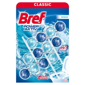 Bref Power Aktiv WC tisztító golyó Ocean 3×50 g (3 db)