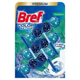   Bref Color Aktiv+ WC frissítő golyó Eukaliptusz (3 x 50 g)