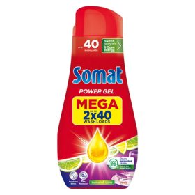   Somat Power Gel All in 1 Lemon&Lime gépi mosogatószer 2×720 ml