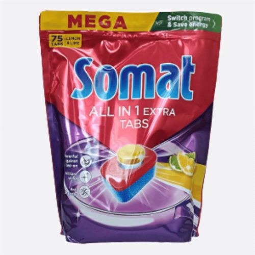 Somat mosogatógép kapszula All in1 extra Lemon 75db/csg
