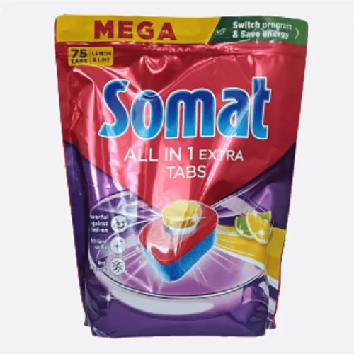 Somat mosogatógép kapszula All in1 extra Lemon 75db/csg