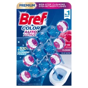   Bref wc tisztító golyós Mega Pack Color Auto Aktiv 3X50g Flower