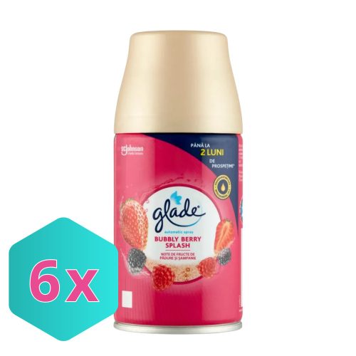Glade Automata Légfrissítő UTÁNTÖLTŐ 269ml Bubbly Berry Splash KARTON - 6 db