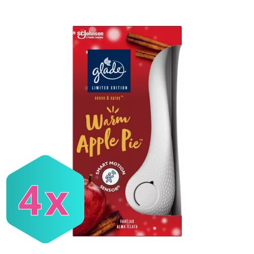 Glade Sense&Spray automata légfrissítő készülék 18ml Warm Apple Pie (fahéjas alma illata) KARTON - 4 db