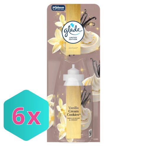 Glade Sense and Spray automata légfrissítő utántöltő 18 ml - Vanilla Cream Cookies KARTON - 6 db