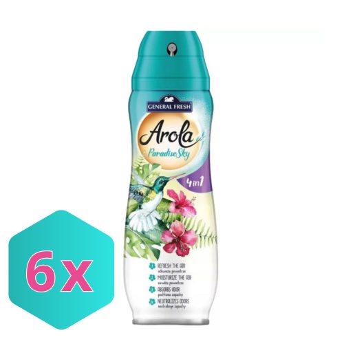 Arola légfrissítő, paradise sky, 300ml KARTON - 6 db