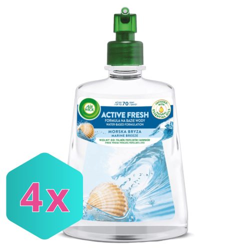 Air Wick ACTIVE FRESH utántöltő 228 ml Tengeri Szellő KARTON - 4 db