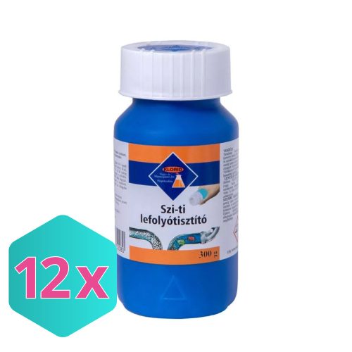 Szi-Ti lefolyótisztító, 300g KARTON - 12 db