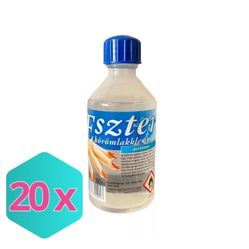 Eszter körömlakklemosó acetonos 100ml KARTON - 20 db