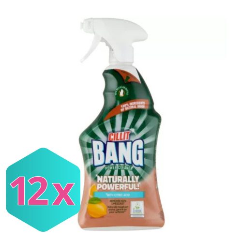 Cillit Bang természetesen hatékony kosz és vízkőoldó spray 750ml KARTON - 12 db